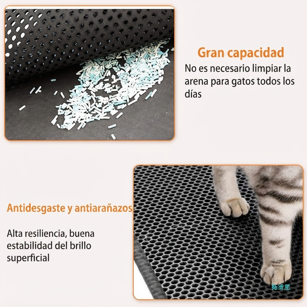 Alfombrilla de poliéster, impermeable, de doble capa y plegable