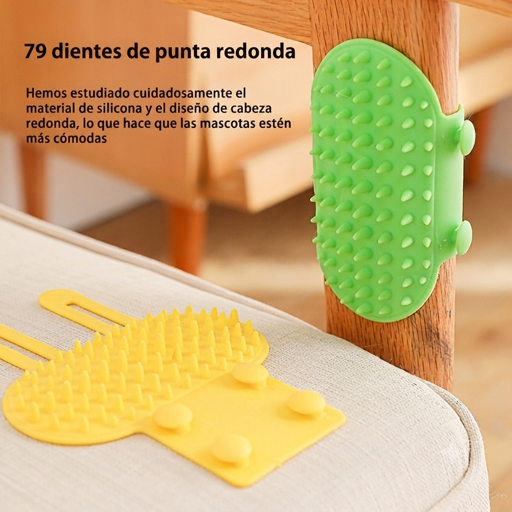 Cepillo de pared para rascar y frotar