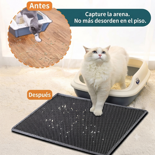Alfombrilla de poliéster, impermeable, de doble capa y plegable